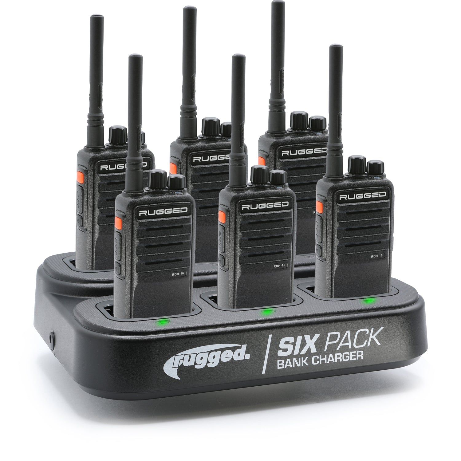 6 PACK - Choose Your Business Band Two Way Handheld Radio V3