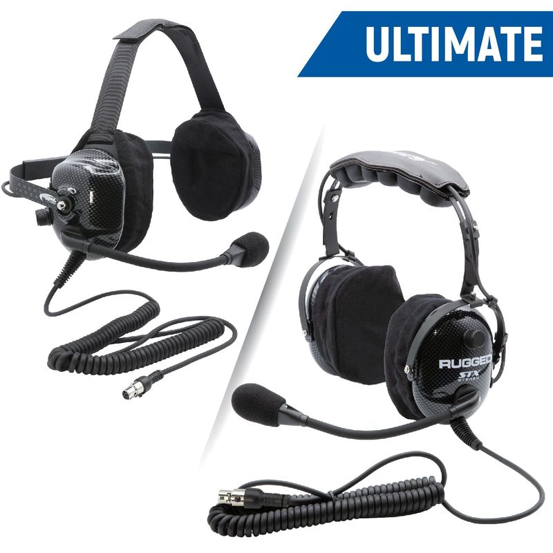 ULTIMATE HEADSET for STEREO and OFFROAD Intercoms - Over The Head or Behind The Head Over The Head ULTIMATE HEADSET for STEREO and OFFROAD Intercoms - Over The Head or Behind The Head Over The Head