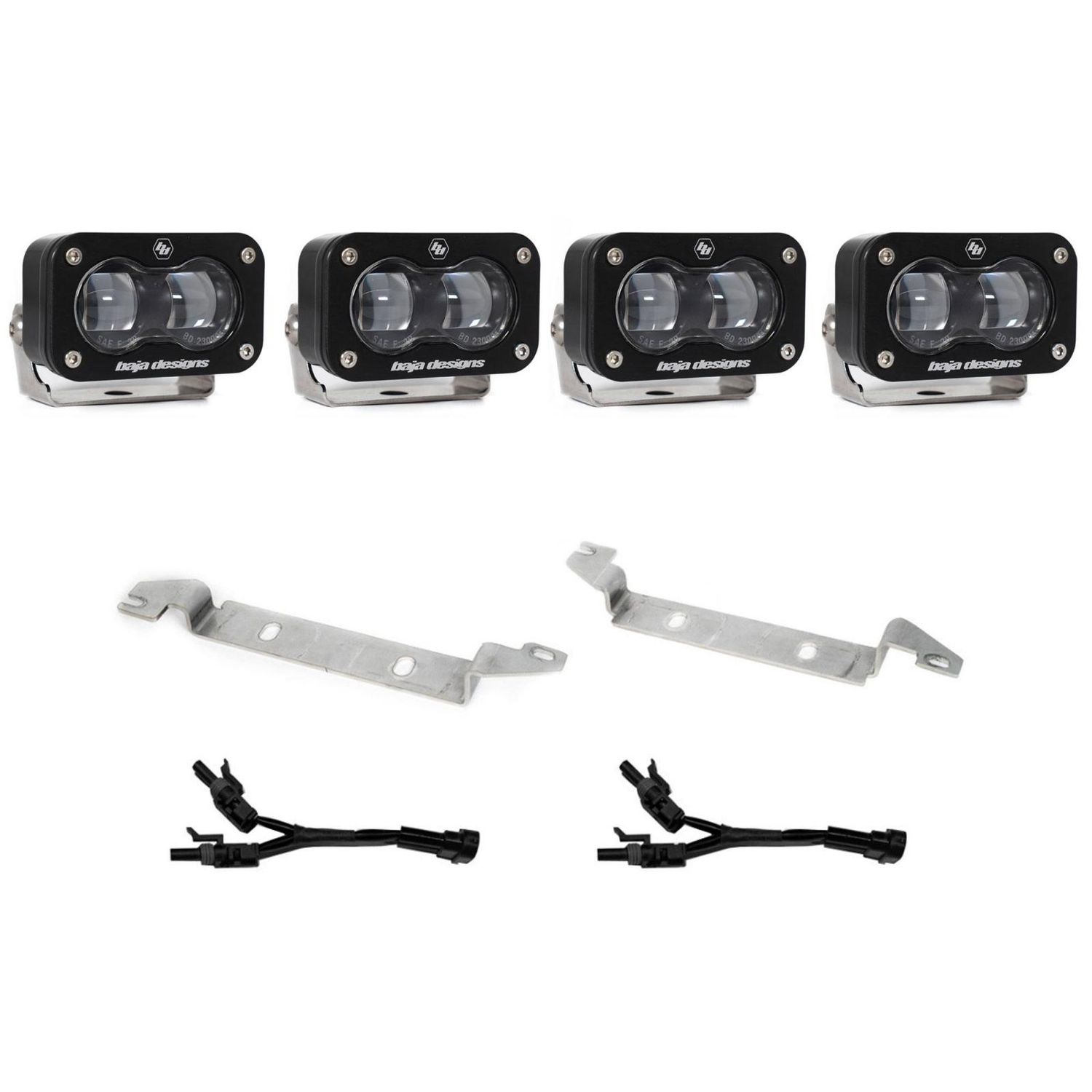 S2 SAE OEM Fog Light Replacement Kit 2025-On Toyota 4Runner Non-TRD Pro Clear Baja Designs