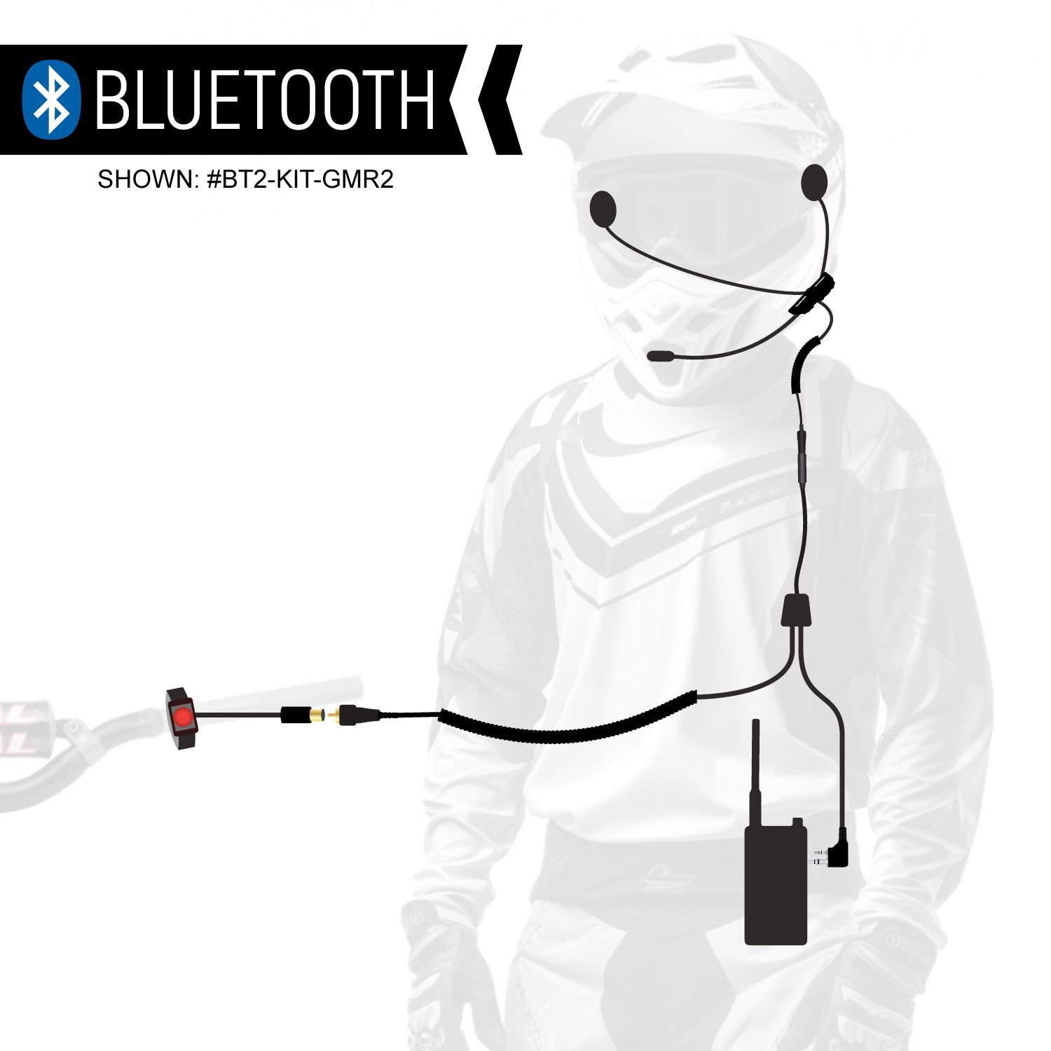 CONNECT BT2 Bluetooth Moto Kit with Radio V3