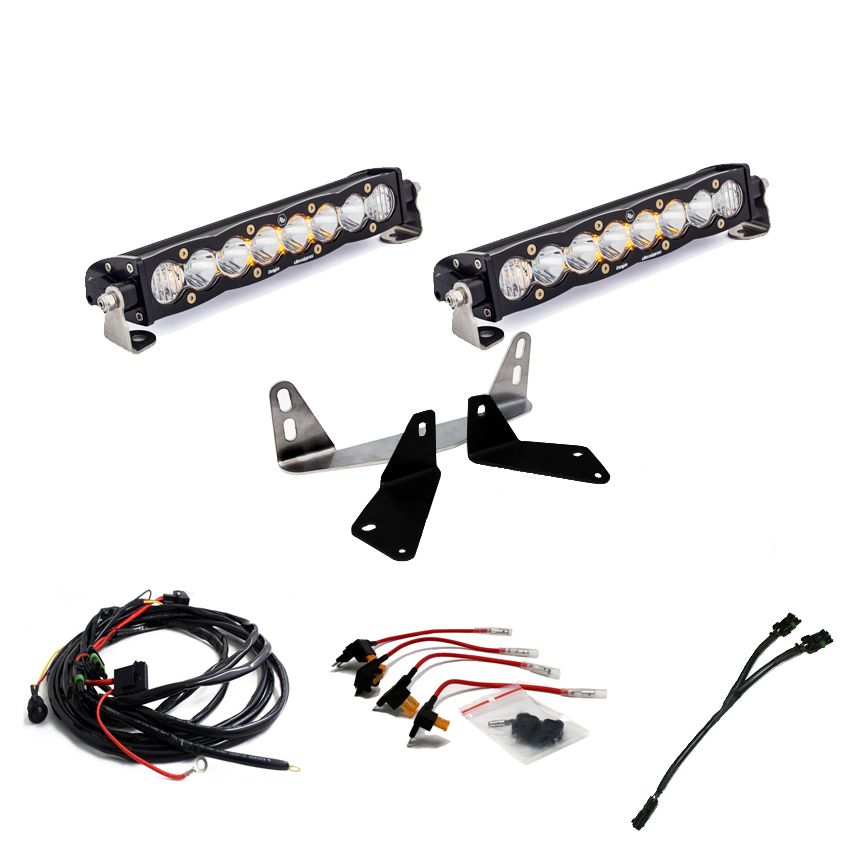 F-150 Dual 10 Inch S8 Light Bar Kit For 18-On Ford F-150 Baja Designs F-150 Dual 10 Inch S8 Light Bar Kit For 18-On Ford F-150 Baja Designs
