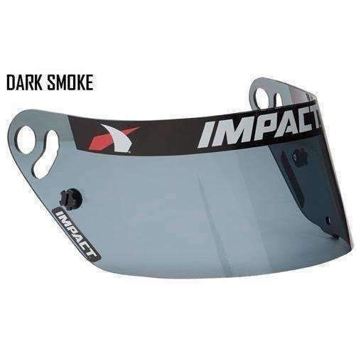 Impact Racing Helmet Shield Light Smoke