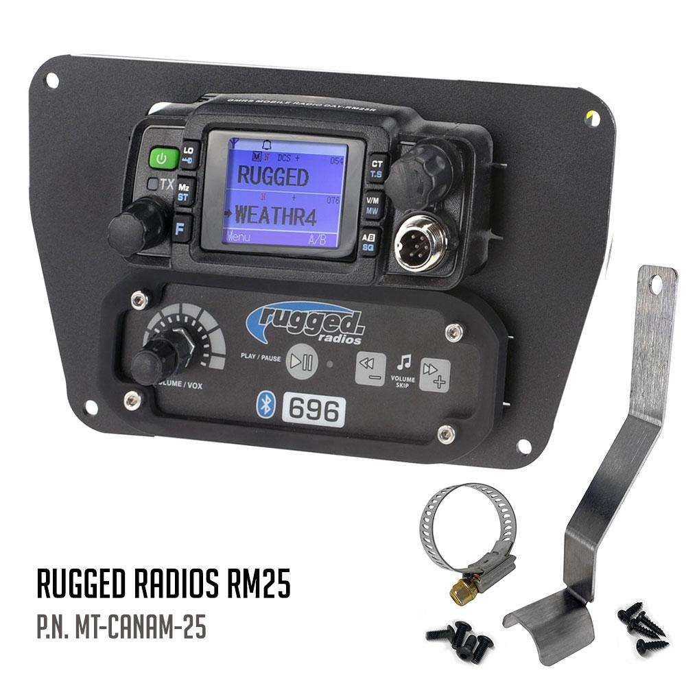 Can-Am Commander Intercom and Radio Mount Rugged GMR25 Can-Am Commander Intercom and Radio Mount Rugged GMR25