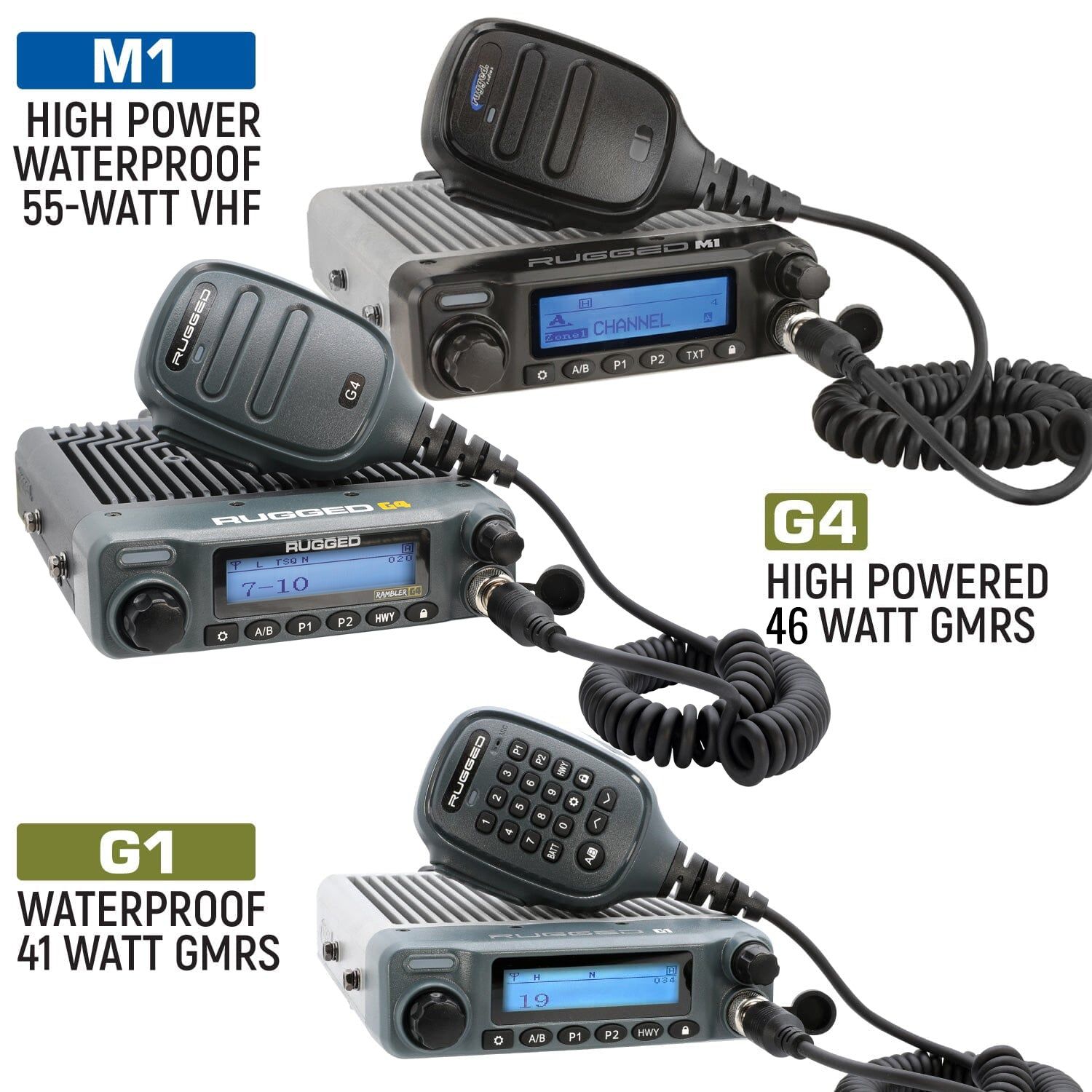 Ford Raptor Two-Way Mobile Radio Kit M1-V - Business Band VHF