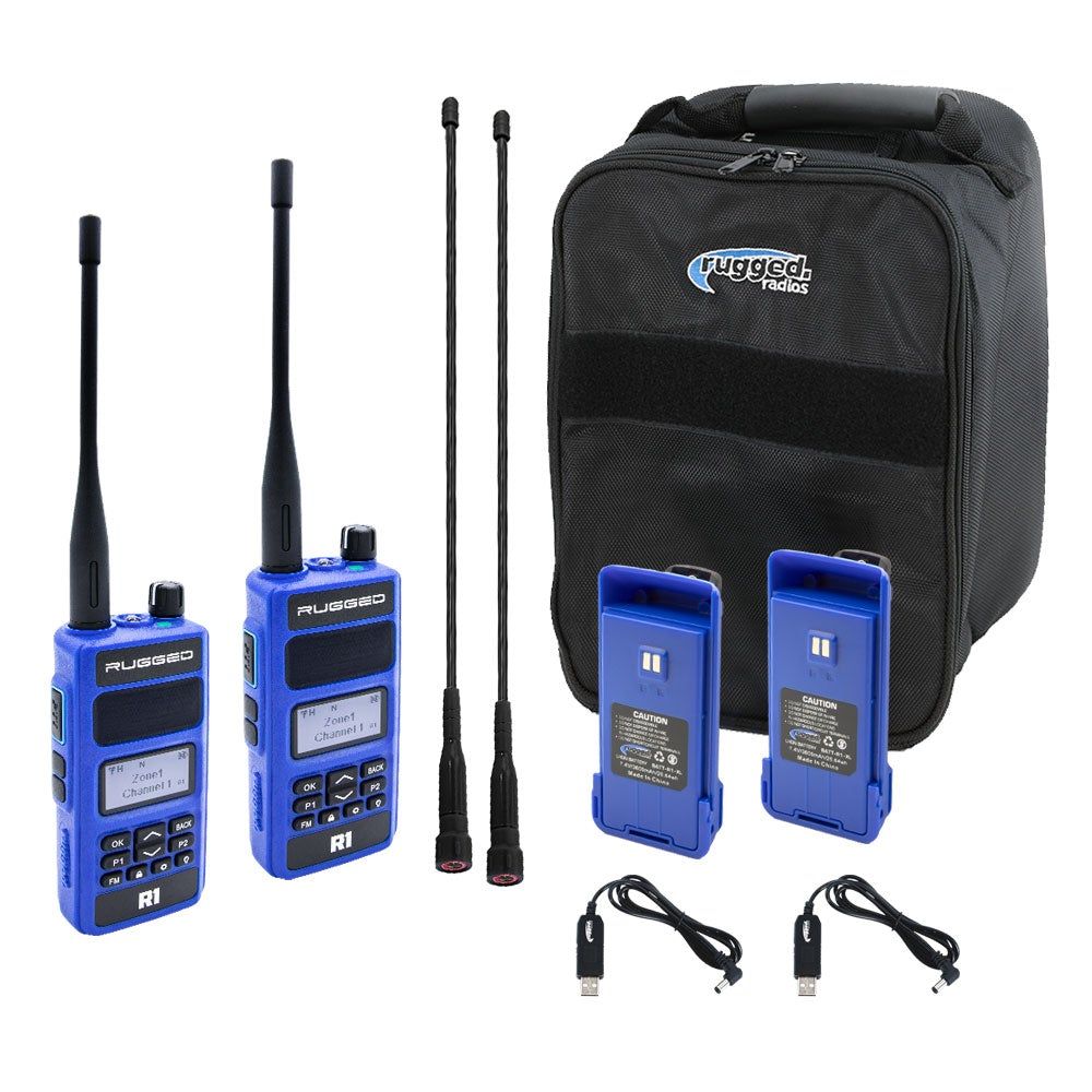 R1 READY PACK - Rugged R1 - Business Band Two Way Handheld Radios - Digital and Analog R1 READY PACK - Rugged R1 - Business Band Two Way Handheld Radios - Digital and Analog