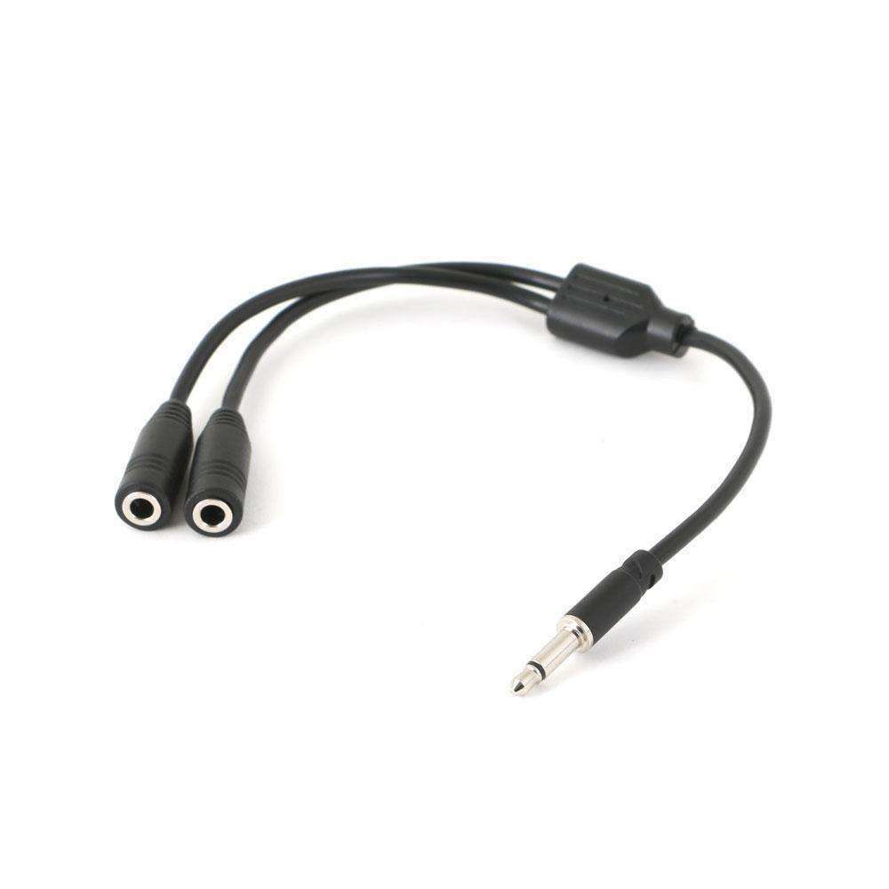 3.5mm Mono Plug Y-Splitter for External Speakers 3.5mm Mono Plug Y-Splitter for External Speakers
