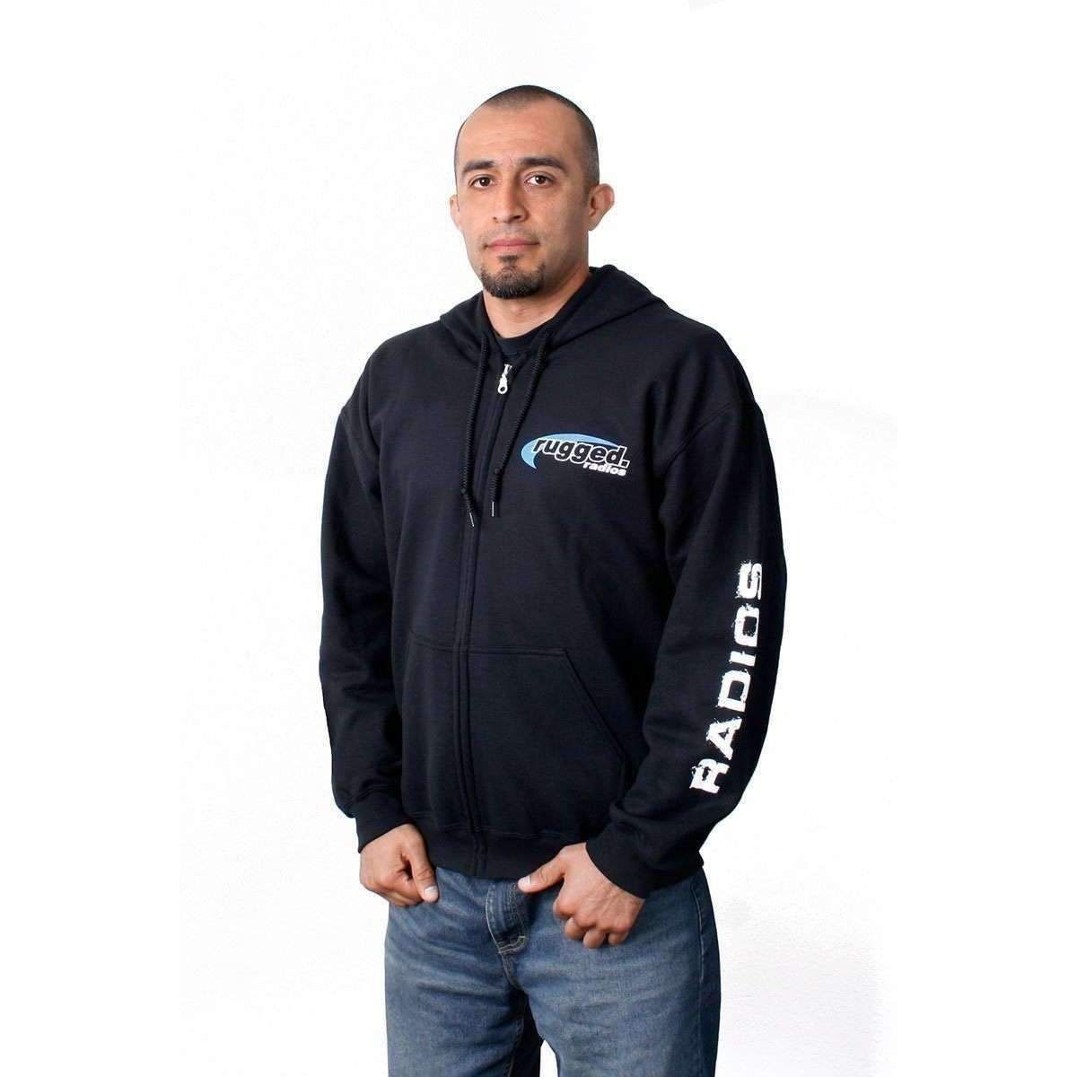 Rugged Radios Zip-Up Hoodie Small