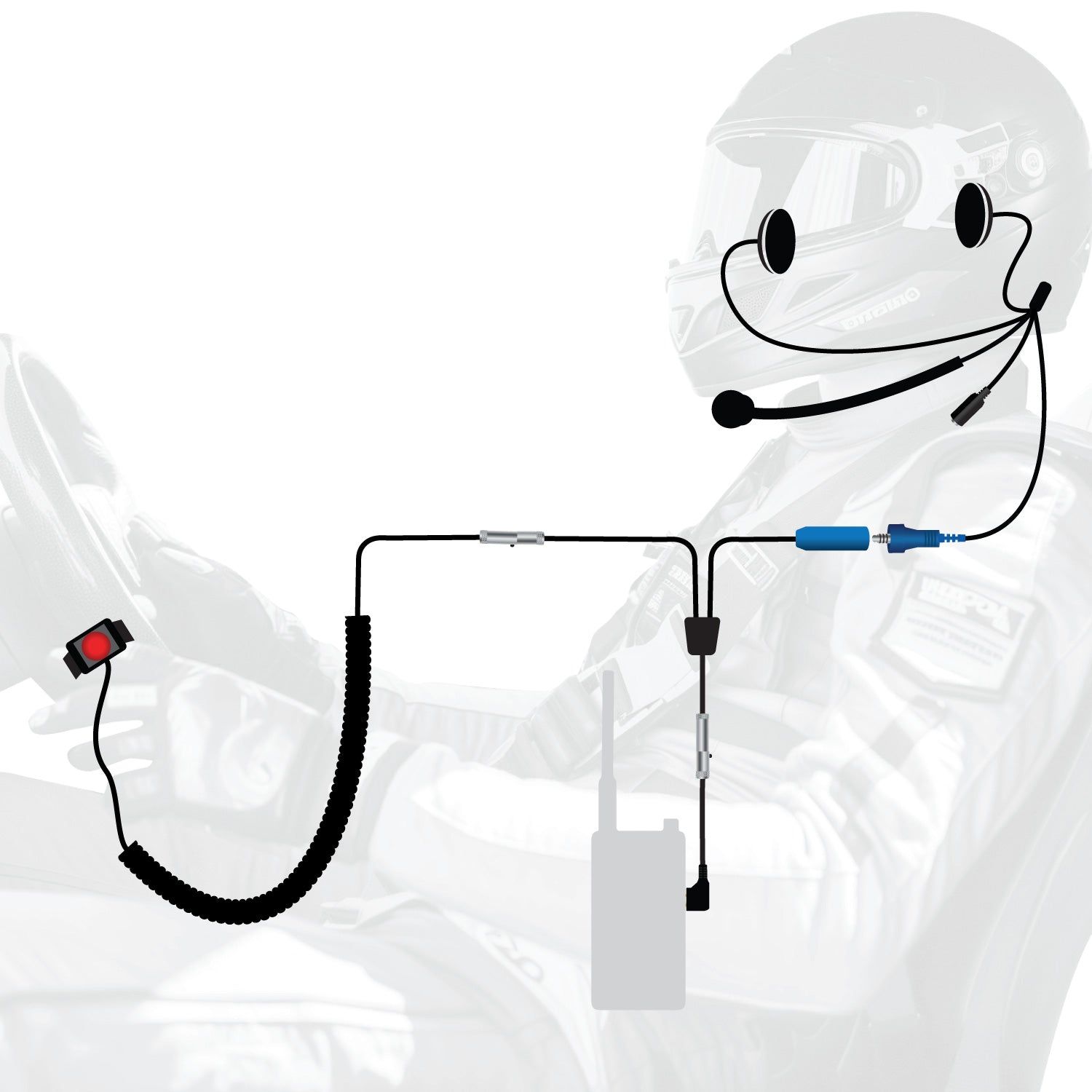 RUGGED Wired Driver Only Communication Kit without Radio RUGGED Wired Driver Only Communication Kit without Radio