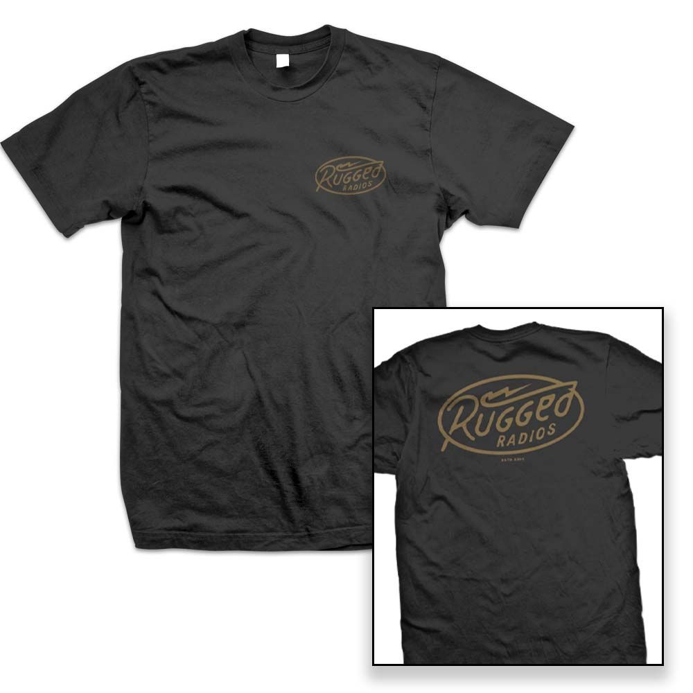 Rugged Radios BOLT T-Shirt - Black Small Rugged Radios BOLT T-Shirt - Black Small