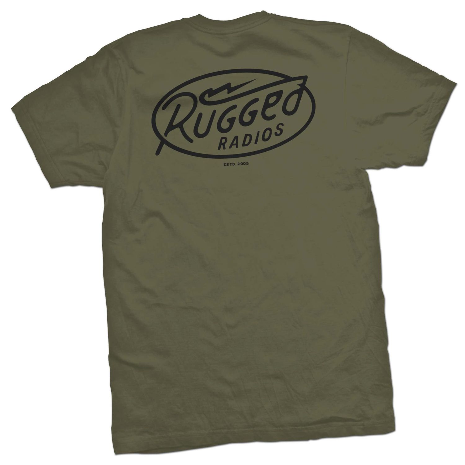 Rugged Radios BOLT T-Shirt - Green Large Rugged Radios BOLT T-Shirt - Green Large
