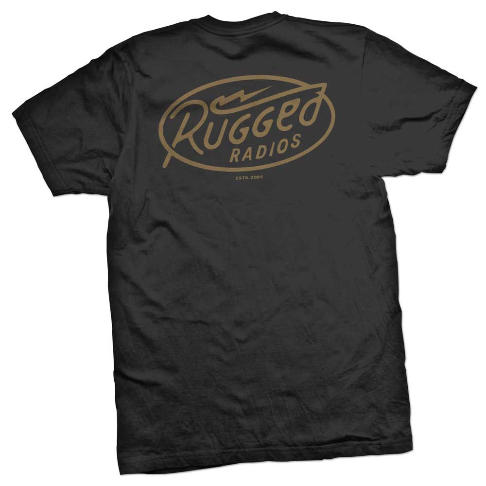 Rugged Radios BOLT T-Shirt - Black Large Rugged Radios BOLT T-Shirt - Black Large