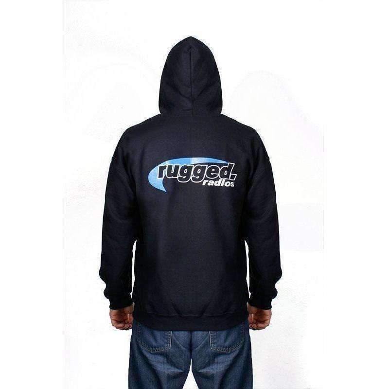 Rugged Radios Zip-Up Hoodie Large