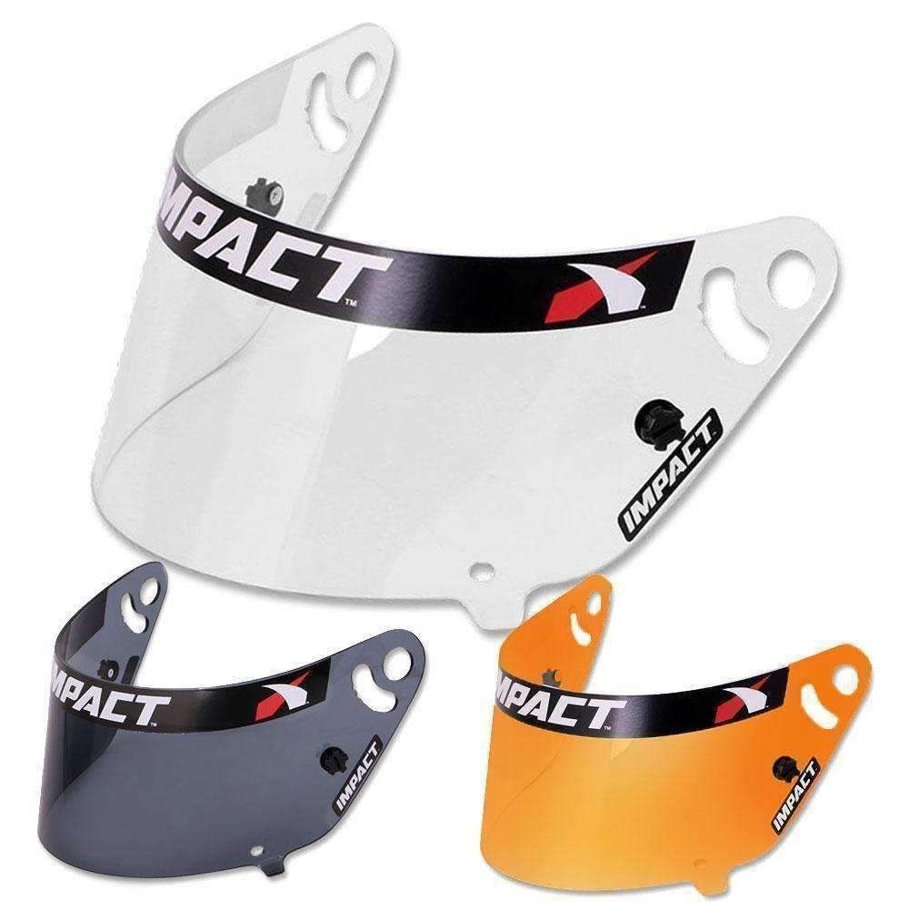Impact Racing Helmet Shield Amber Impact Racing Helmet Shield Amber