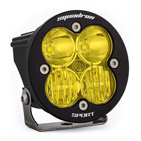 LED Light Pod Amber Lens Driving/Combo Pattern Each Squadron R Sport Baja Designs LED Light Pod Amber Lens Driving/Combo Pattern Each Squadron R Sport Baja Designs