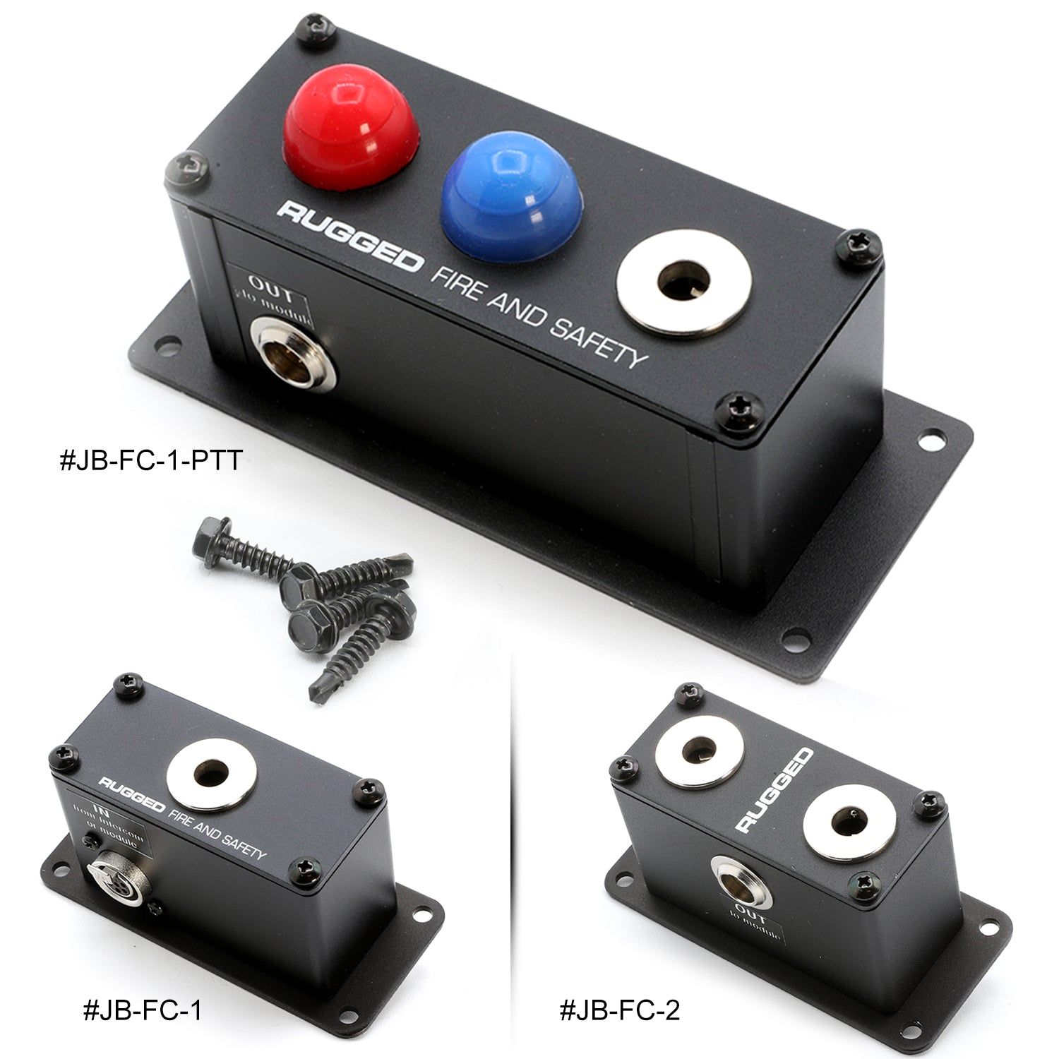 Jack Box Headset Stations for RRP800 Fire & Safety Intercoms Single Position Jack Box with Dual PTT Jack Box Headset Stations for RRP800 Fire & Safety Intercoms Single Position Jack Box with Dual PTT