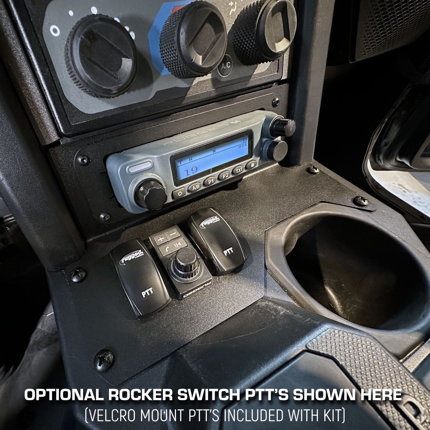 Polaris Xpedition Complete Communication Kit with Bluetooth Intercom and 2-Way Radio 696 PLUS Remote Head Intercom / M1 VHF Business Band