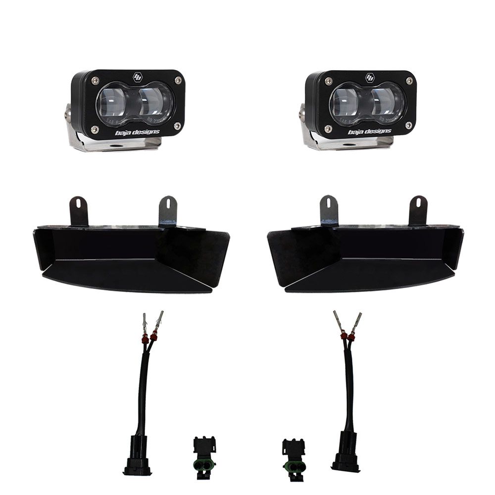 RAM S2 SAE Fog Pocket Light Kit RAM 19-Present 2500/3500 Baja Designs
