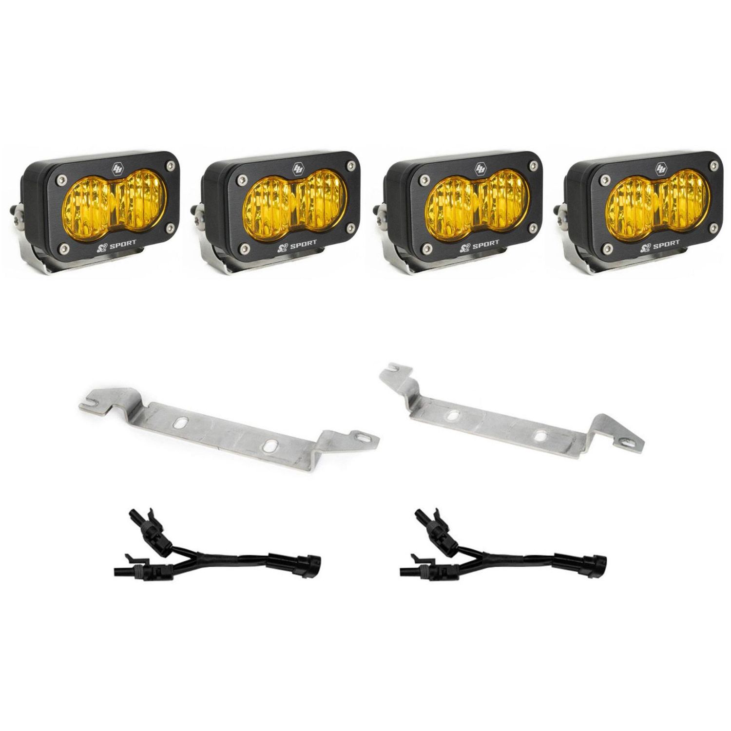 S2 Sport OEM Fog Light Replacement Kit 2025-On Toyota 4Runner Non-TRD Pro Baja Amber Baja Designs S2 Sport OEM Fog Light Replacement Kit 2025-On Toyota 4Runner Non-TRD Pro Baja Amber Baja Designs