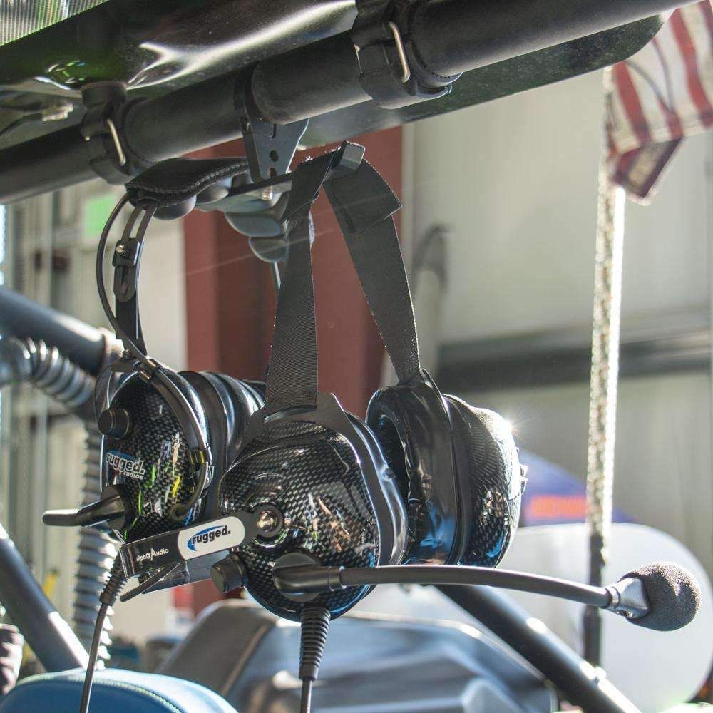 Dual Headset Hanger with Bar Mount 1.25  Inches Tube Diameter