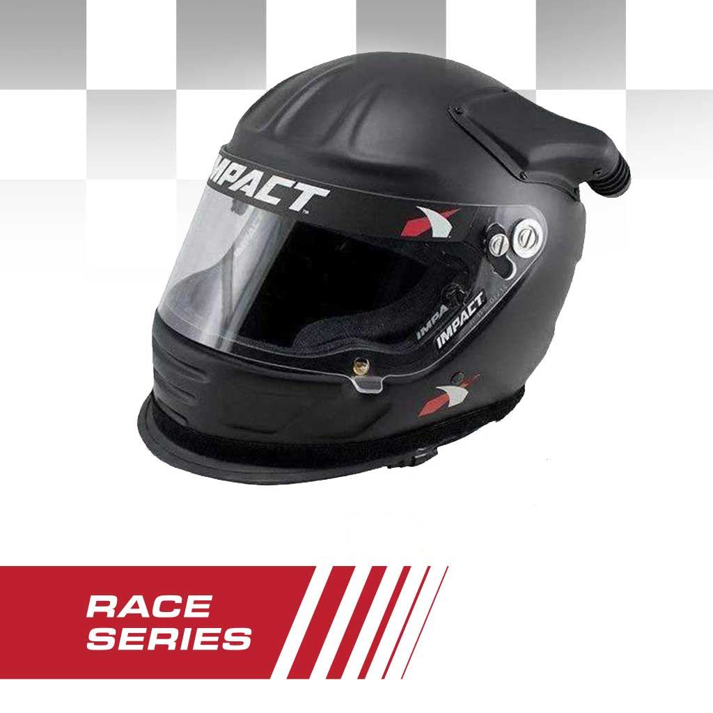 Impact RACE Helmet With OFFROAD Wired Helmet Kit & Helmet Bag - OS20 Air Draft - CLEARANCE Extra Small