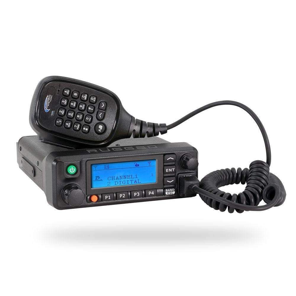 Rugged RDM-DB Dual Band Mobile Radio - Digital and Analog - UHF / VHF Rugged RDM-DB Dual Band Mobile Radio - Digital and Analog - UHF / VHF