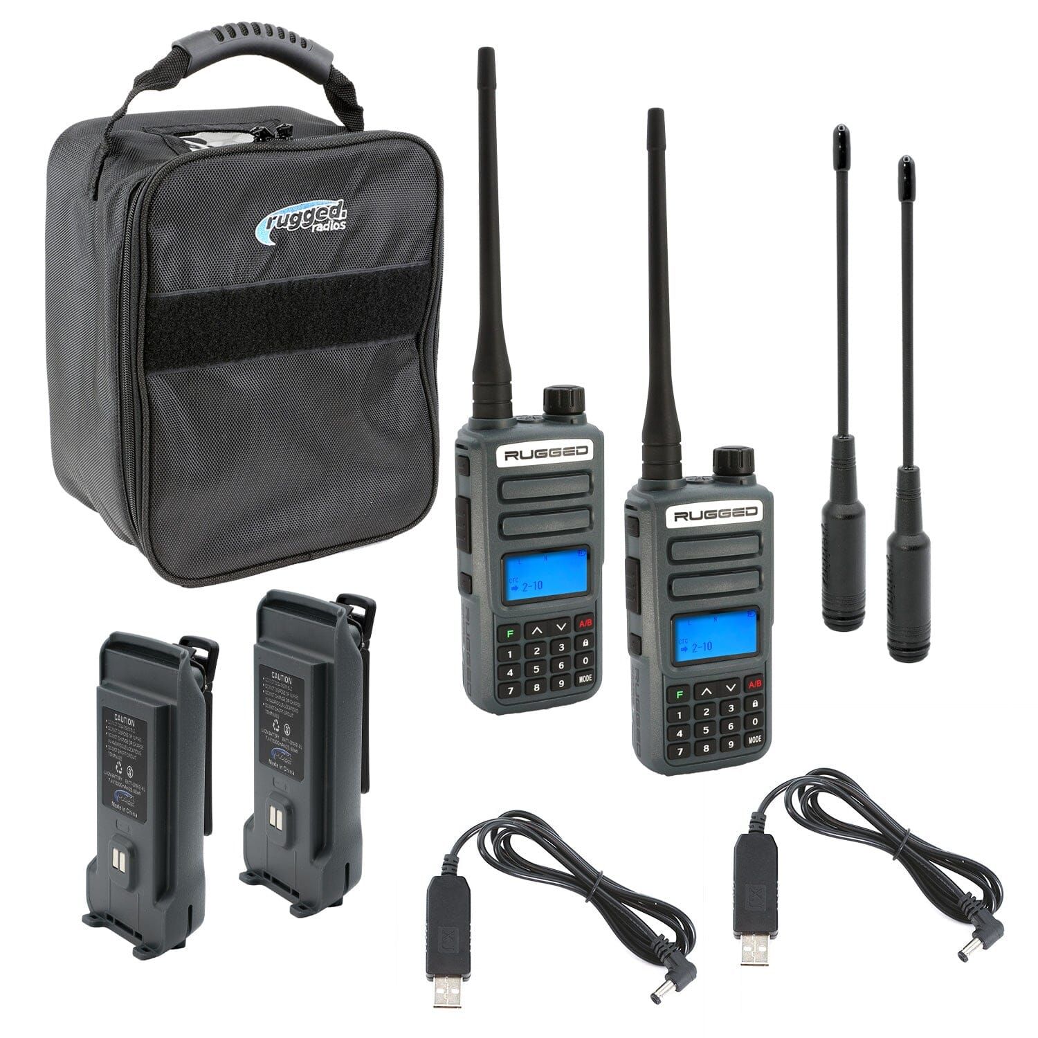 ADVENTURE PACK - GMR2 PLUS - GMRS / FRS Two Way Handheld Radios with Accessories Grey ADVENTURE PACK - GMR2 PLUS - GMRS / FRS Two Way Handheld Radios with Accessories Grey