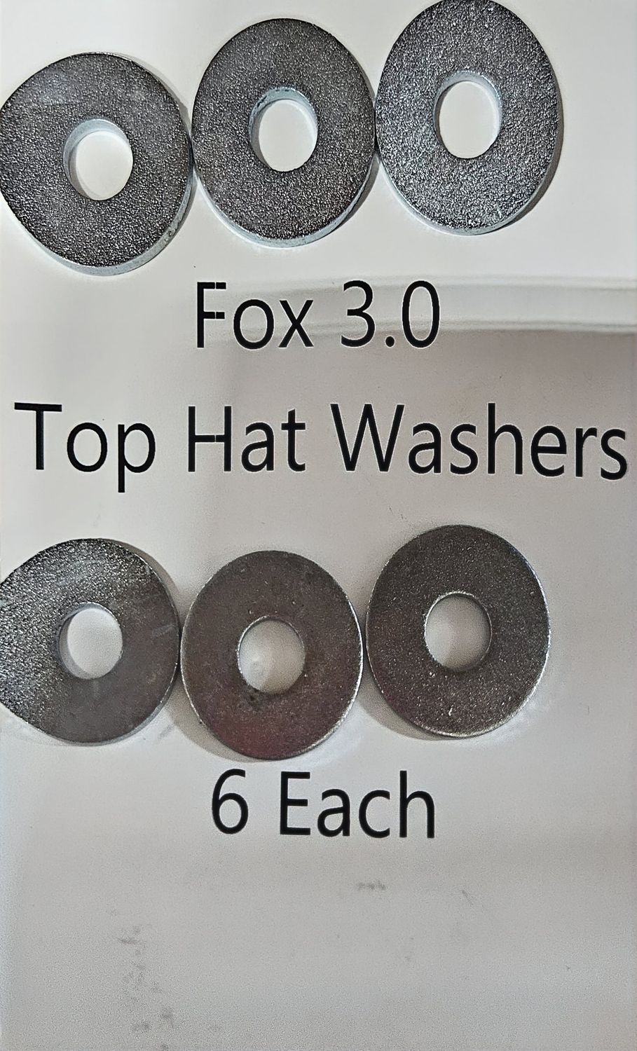 KHC Fox 3.0 Top Hat Replacement/Heavy Duty Washers