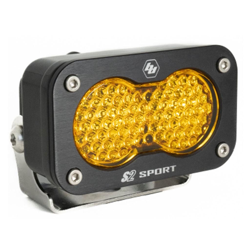 LED Work Light Baja Amber Lens Work/Scene Pattern Each S2 Sport Baja Designs LED Work Light Baja Amber Lens Work/Scene Pattern Each S2 Sport Baja Designs