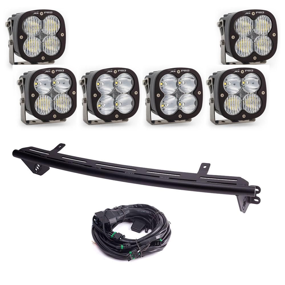 Ford Super Duty 23-On XL Pro Bull Bar Light Kits Kit w/ Upfitter Baja Designs