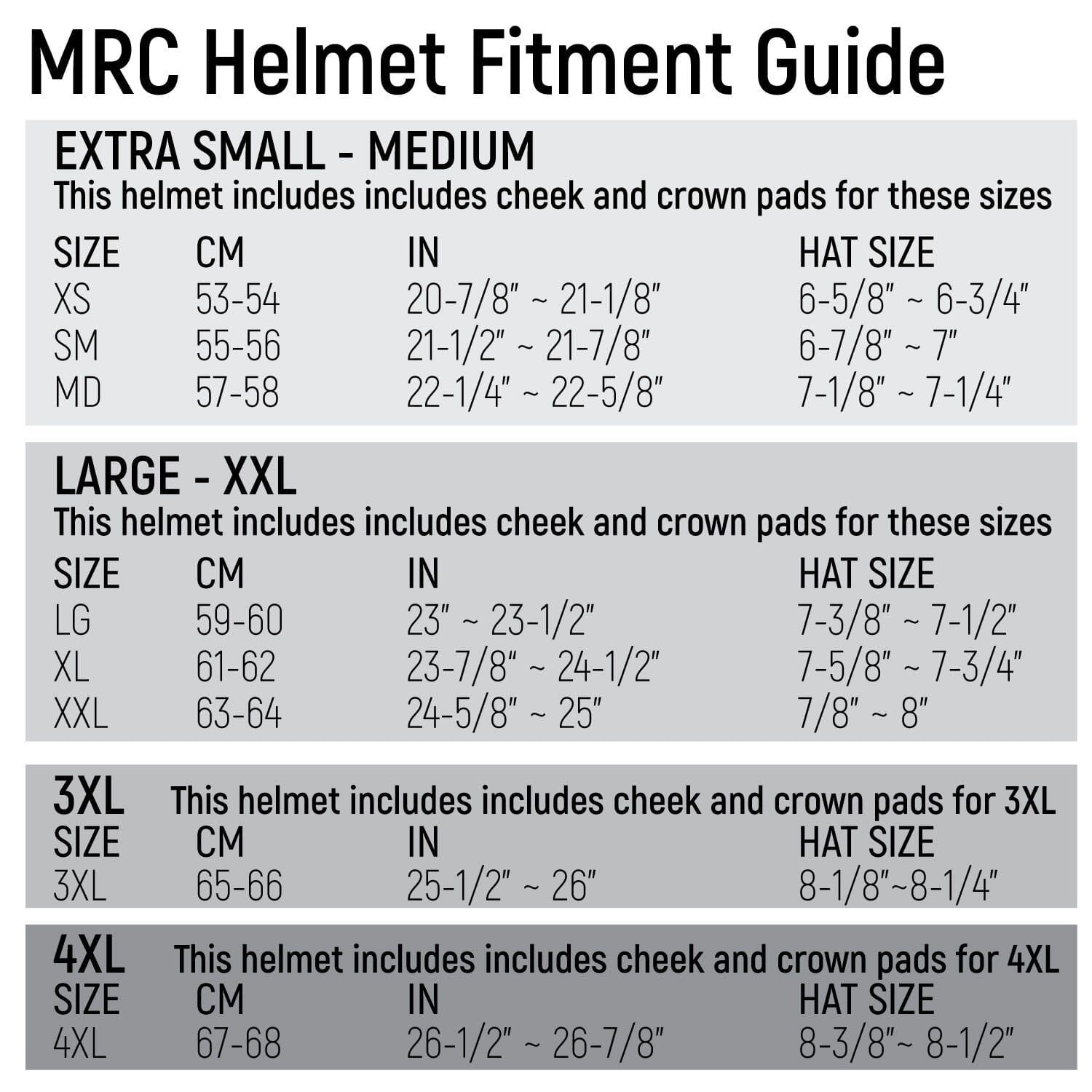 MRC Grudge Open Face Helmet - UTV Play Helmet XX-Large / Not Wired