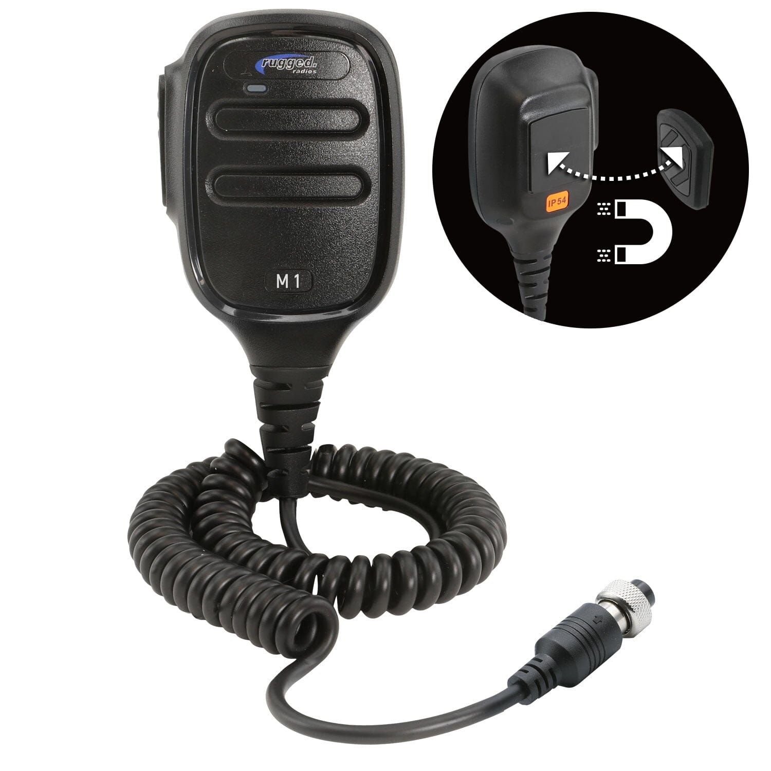 Hand Mic for M1 Mobile Radio with Scosche MagicMount Hand Mic for M1 Mobile Radio with Scosche MagicMount