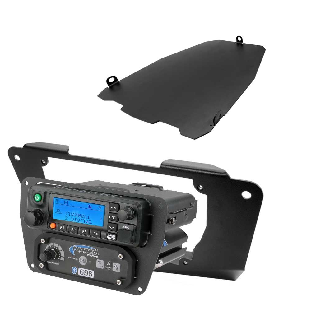 Can-Am Commander and Maverick - Glove Box Multi-Mount Kit for Rugged UTV Radios and Intercoms Rugged M1/G1/G4/RM45/RM60/GMR45 with Switch Holes Can-Am Commander and Maverick - Glove Box Multi-Mount Kit for Rugged UTV Radios and Intercoms Rugged M1/G1/G4/RM45/RM60/GMR45 with Switch Holes