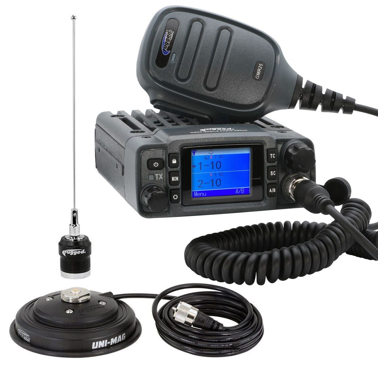 Radio Kit - GMR25 Waterproof GMRS Band Mobile Radio with Antenna Radio Kit - GMR25 Waterproof GMRS Band Mobile Radio with Antenna