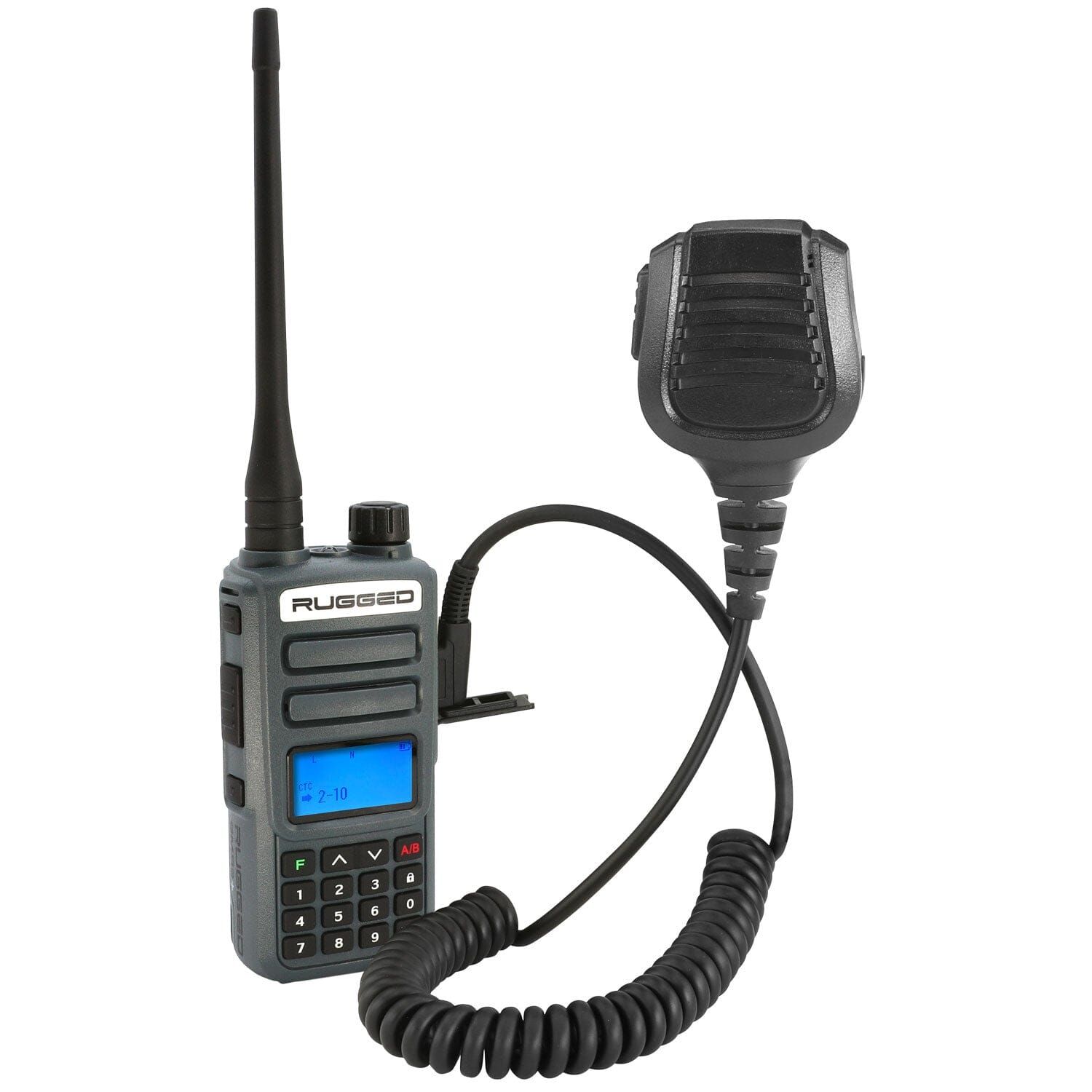 BUNDLE - Rugged GMR2 PLUS - GMRS / FRS Two Way Handheld Radio with Hand Mic BUNDLE - Rugged GMR2 PLUS - GMRS / FRS Two Way Handheld Radio with Hand Mic