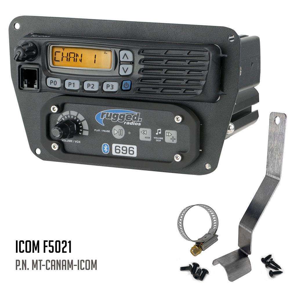 Can-Am Commander Intercom and Radio Mount Motorola CM300D / Vertex VX2200 Can-Am Commander Intercom and Radio Mount Motorola CM300D / Vertex VX2200