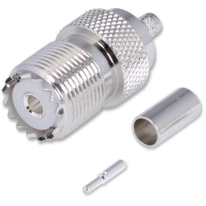 Crimp On Female UHF Antenna Connector Crimp On Female UHF Antenna Connector