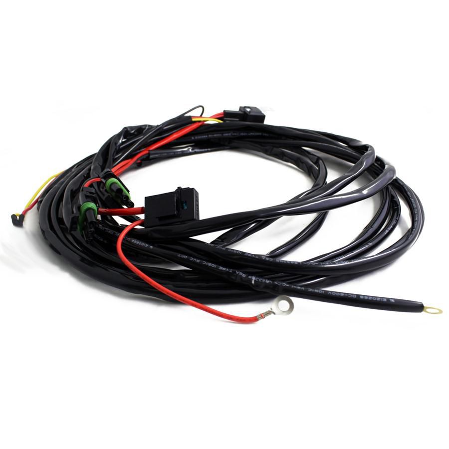 Pro & Sport 3-pin Hi-beam Harness-2 light max 150 watts Baja Designs Pro & Sport 3-pin Hi-beam Harness-2 light max 150 watts Baja Designs