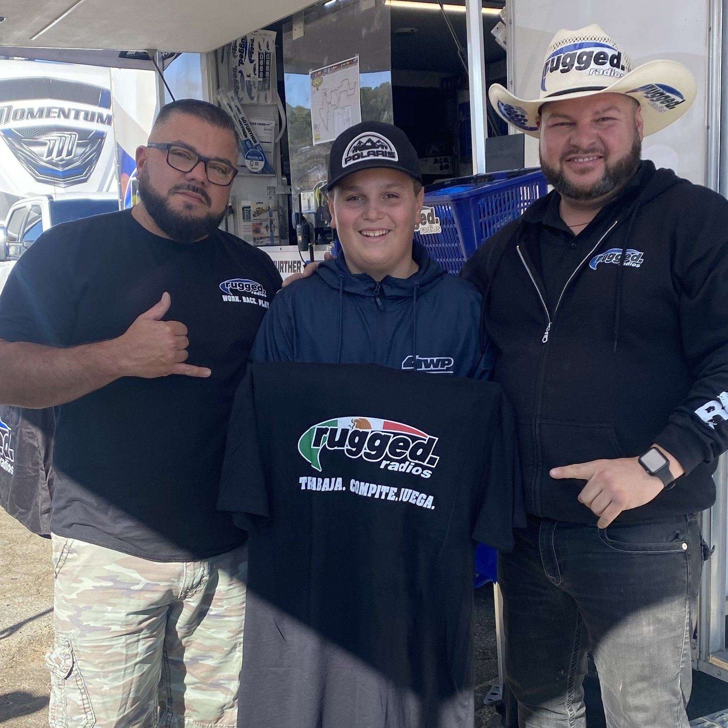 Rugged Radios MEXICAN FLAG T-Shirt - Black Extra Large