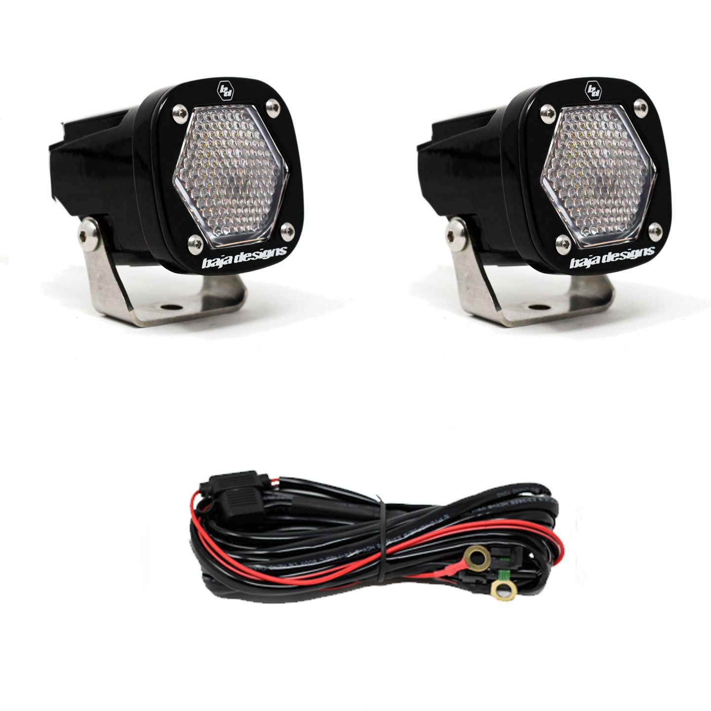 S1 Work/Scene LED Light with Mounting Bracket Pair Baja Designs S1 Work/Scene LED Light with Mounting Bracket Pair Baja Designs