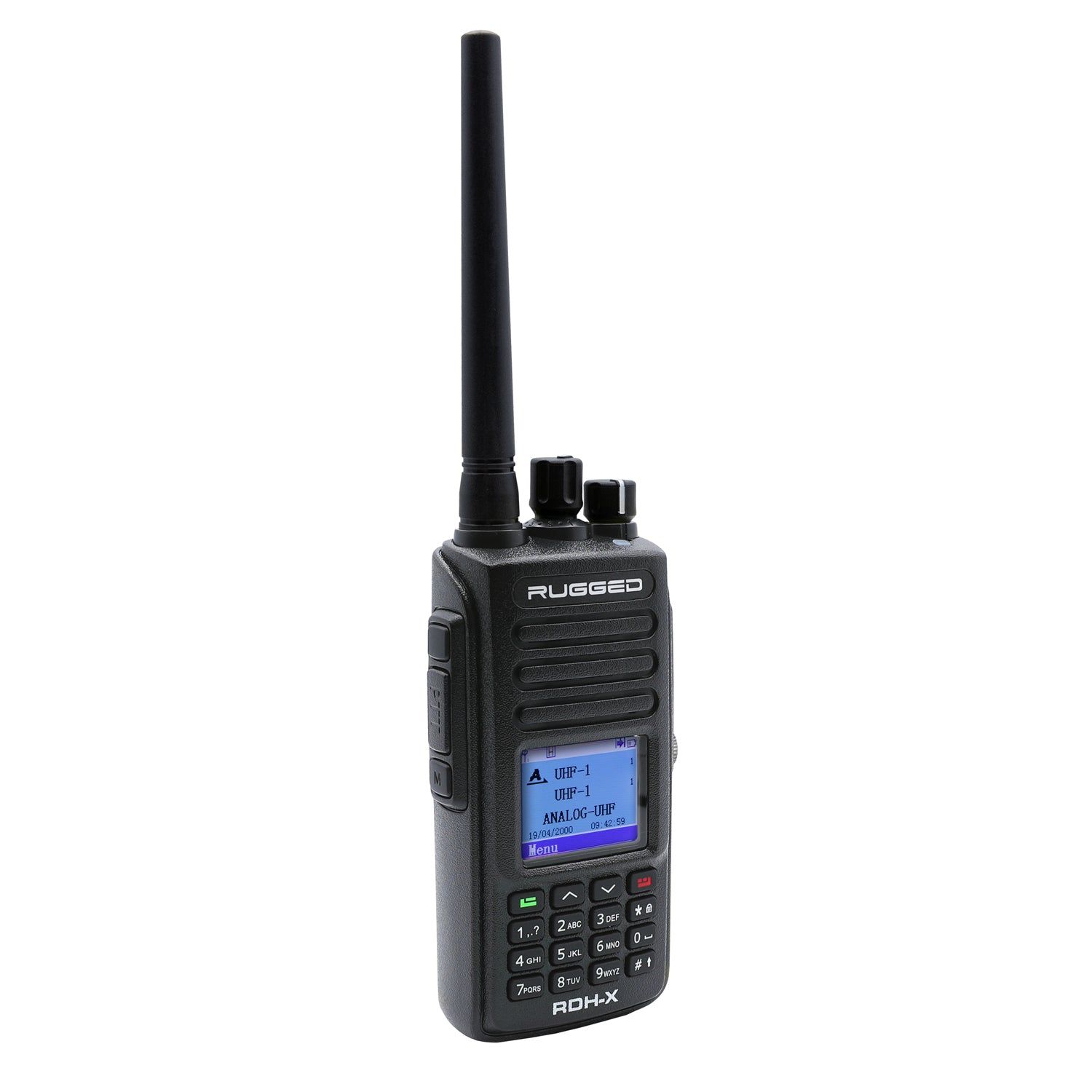 WATERPROOF - Rugged RDH-X - Business Band Two Way Handheld Radio - Digital and Analog Black WATERPROOF - Rugged RDH-X - Business Band Two Way Handheld Radio - Digital and Analog Black