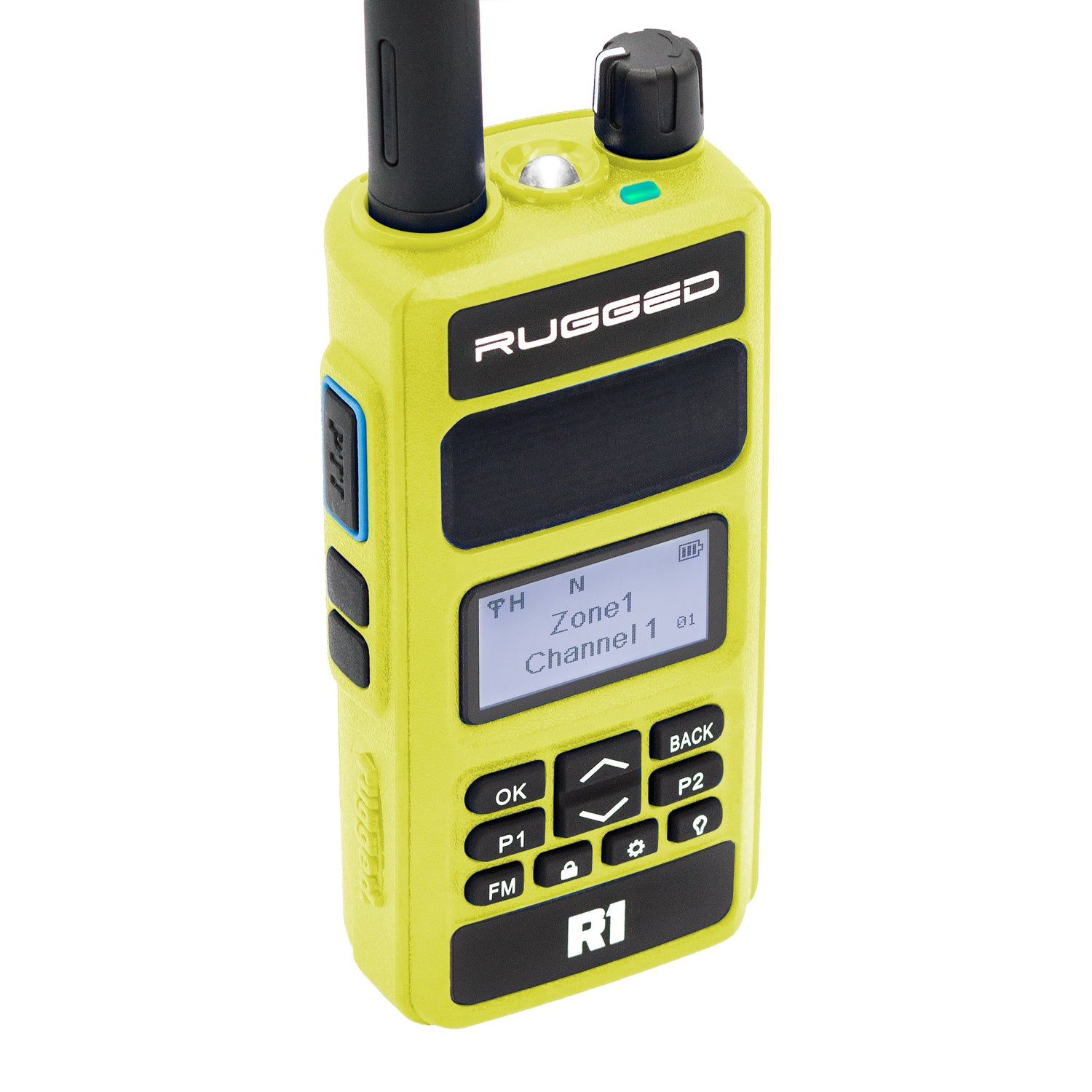 Rugged R1 - Business Band Two Way Handheld Radio - Digital and Analog Safety Yellow Rugged R1 - Business Band Two Way Handheld Radio - Digital and Analog Safety Yellow