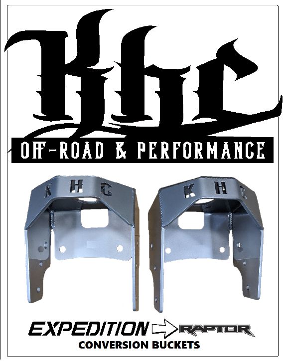 KHC 2018+ Ford Expedition Gen 2 Raptor Coil Over Conversion Buckets