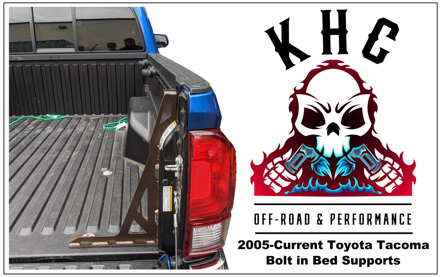 KHC Toyota Tacoma Bolt-in bed supports (2005-2023) KHC Toyota Tacoma Bolt-in bed supports (2005-2023)