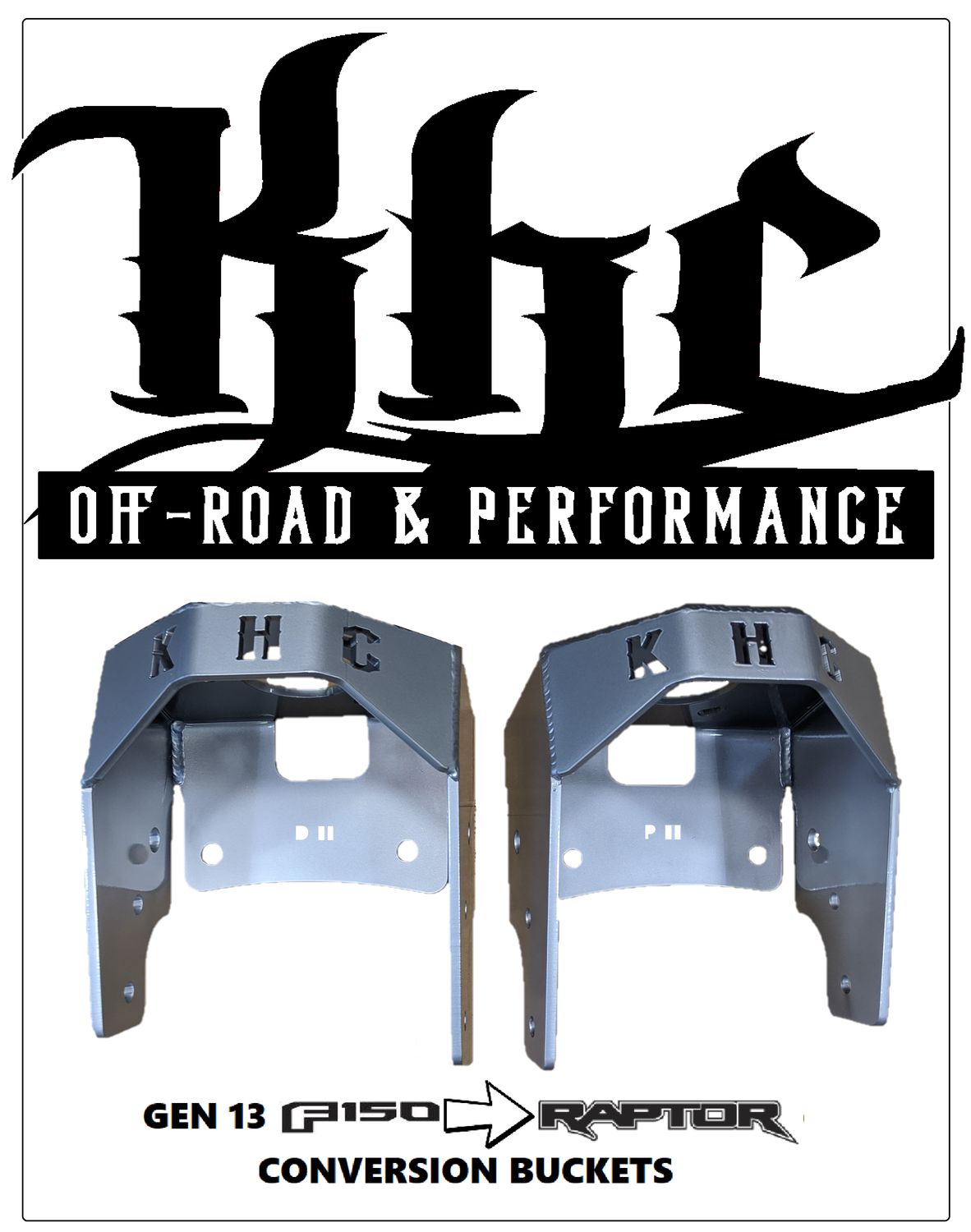 KHC 13TH GEN F150 (15'-20') → GEN 2 Raptor Coil Over Conversion Buckets