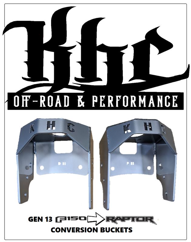 KHC 13TH GEN F150 (15'-20') → GEN 2 Raptor Coil Over Conversion Buckets