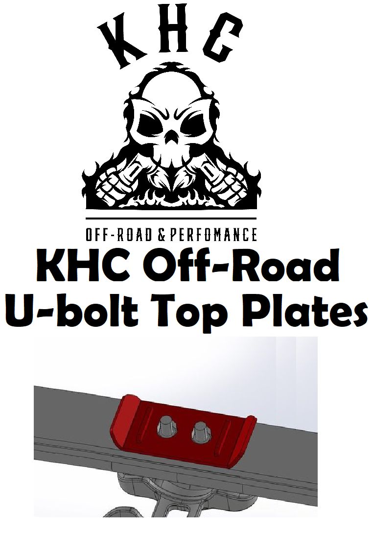 KHC F150 / Gen 1 & 2 Raptor U-Bolt Top Plates KHC F150 / Gen 1 & 2 Raptor U-Bolt Top Plates