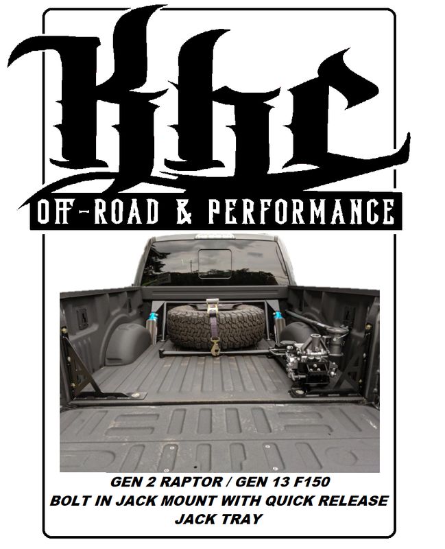 KHC Bolt In Pro Eagle Jack Mount 17-Current Raptor, 15-current F150