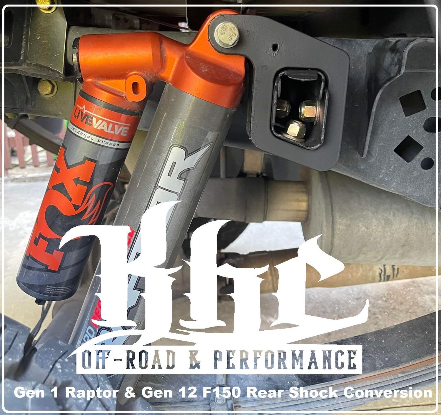 KHC Gen 12 F150/Raptor to Gen 2 Raptor Rear Shock Conversion Bracket (Pair) KHC Gen 12 F150/Raptor to Gen 2 Raptor Rear Shock Conversion Bracket (Pair)
