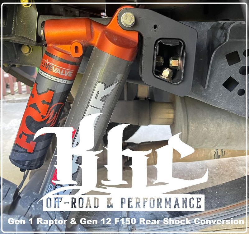 KHC Gen 12 F150/Raptor to Gen 2 Raptor Rear Shock Conversion Bracket (Pair)