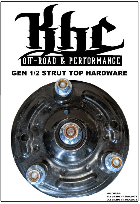 KHC Off-Road Gen 1/2/3 Raptor Strut Top Hardware Kit